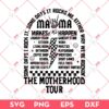 The Motherhood Tour SVG PNG, Mama Rock Tour SVG PNG
