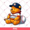 Winnie The Pooh Houston Astros Baseball PNG, Pooh Bear Astros PNG, Winnie The Pooh Baseball PNG