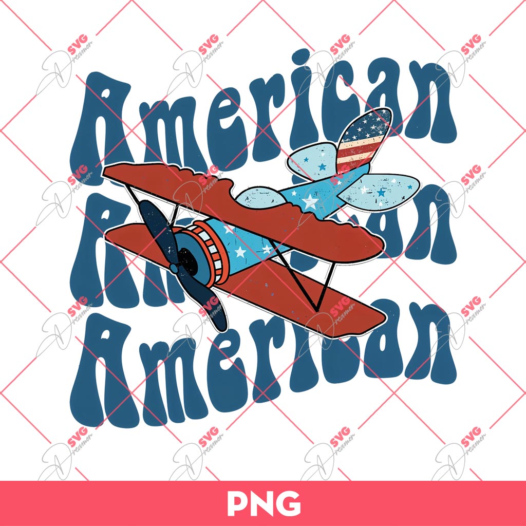 American Toy Plane PNG, 04th Of July PNG, Independence Day PNG