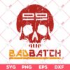 The Bad Batch SVG PNG, Skull Bad Batch Star Wars SVG PNG EPS DXF