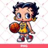Betty Boop Indiana Pacers PNG, Cute Betty Boop Basketball PNG
