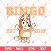 Bingo EST 2018 SVG PNG, Bluey SVG PNG EPS DXF