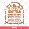 Bingo Motherhood Tour PNG, Bluey Bingo Mama PNG, Mothers Day PNG