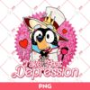 Bluey Bandit Hazbin Hotel PNG, Take That Depression Hazbin Hotel PNG