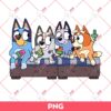 Bluey Friends PNG, Bluey Bandit Heeler Bingo Muffin PNG
