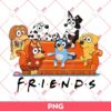 Bluey Friends PNG, Bluey PNG, Bluey Bingo Muffin And Friends PNG