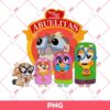 Bluey Here Come The Abluelitas PNG, Bluey Friends PNG