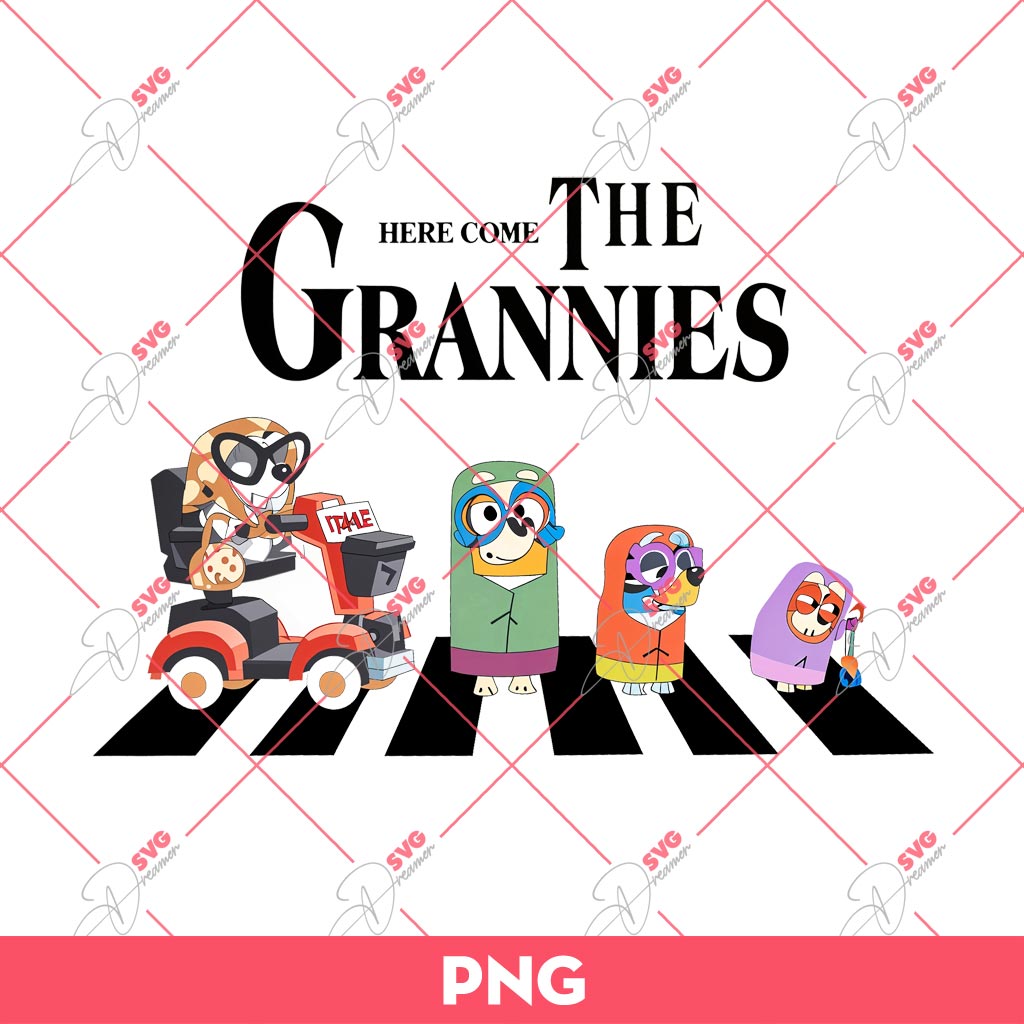 Bluey Here Come The Grannies PNG, Bluey PNG