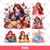 Bundle Mom And Princess PNG, Mothers Day Gift PNG