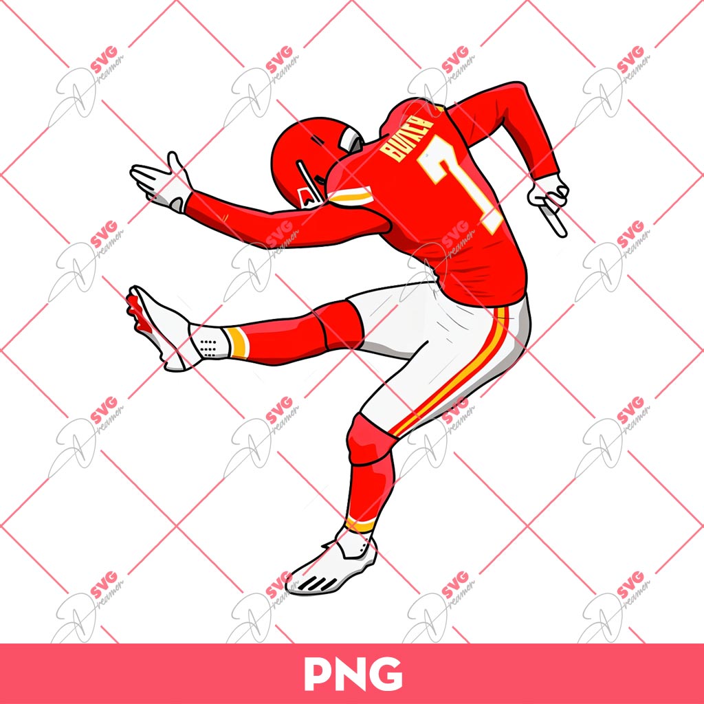 Butker The Football Kicker PNG, Harrison Butker PNG, Kansas City Chiefs PNG
