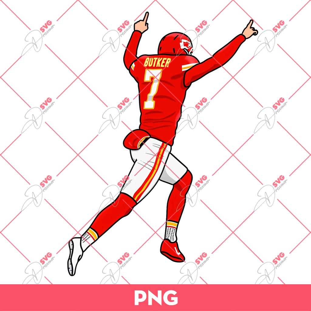 Butker The Kicker PNG, Harrison Butker Kansas City Chiefs PNG