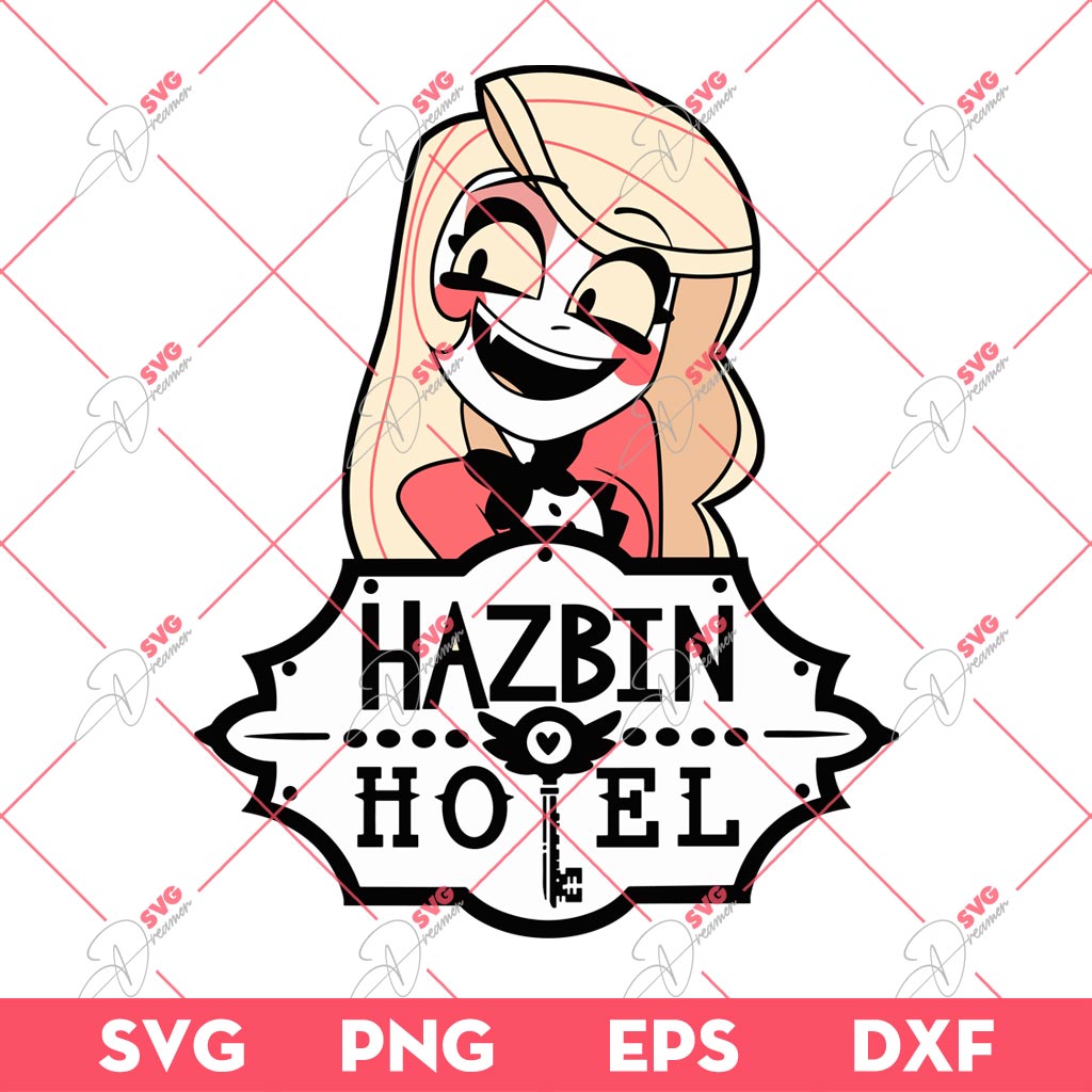 Charlie Morningstar SVG, Hazbin Hotel Charlie SVG PNG EPS DXF