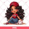Chicana Girl Arizona Diamondbacks PNG, Latina Girl Baseball PNG