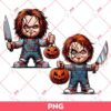 Chucky Halloween PNG, Horror Movie Character PNG