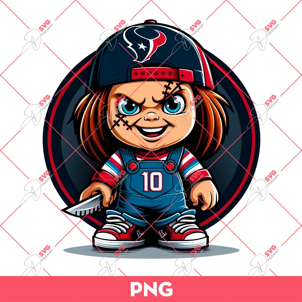 Chucky Houston Texans PNG, Chucky NFL Football PNG