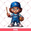 Chucky Los Angeles Dodgers PNG, Chucky Baseball PNG