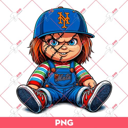 Chucky New York Mets PNG, Chucky Baseball PNG