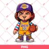 Cute Chucky Doll LA Lakers PNG, Chucky Lakers NBA Basketball PNG
