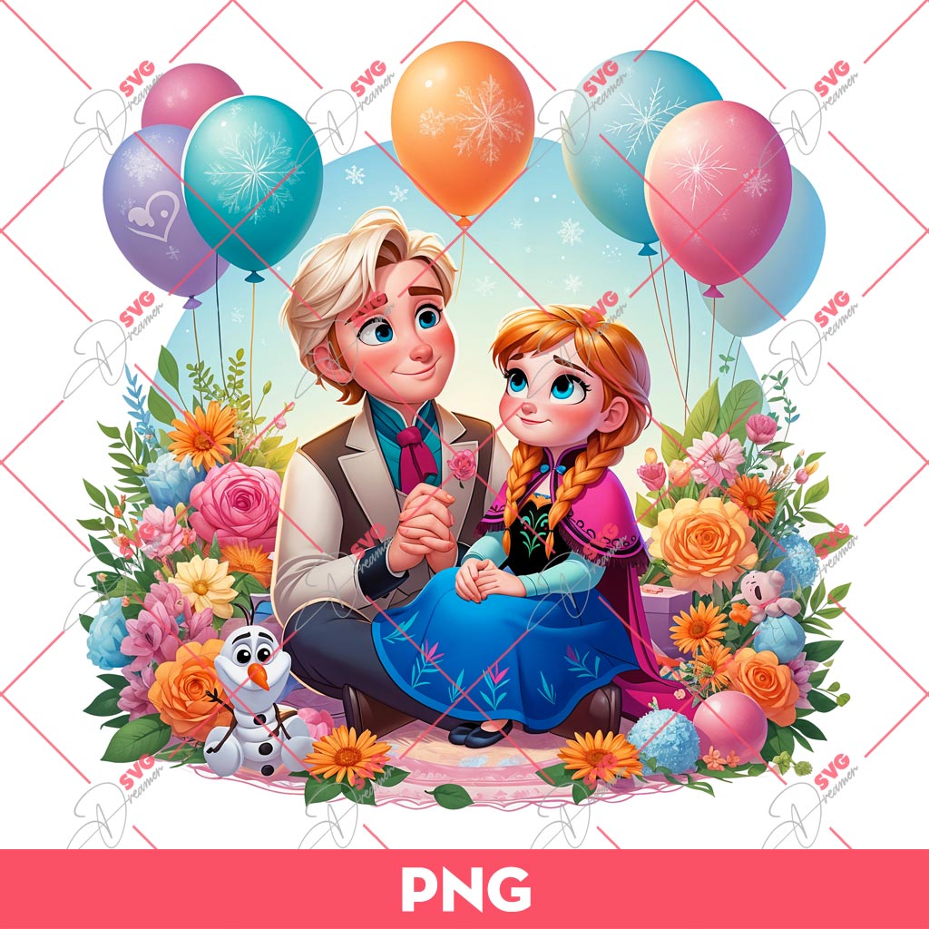Dad And Daughter Anna Princess PNG, Happy Fathers Day PNG, Dad And Girl Princess PNG