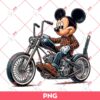 Disney Mickey Mouse Lowrider PNG, Chicano Mickey And Motorbike PNG