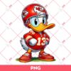 Donald Duck Kansas City Chiefs PNG, Disney Donald NFL Football PNG