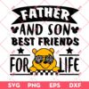 Father And Son Best Friends For Life Winnie The Pooh SVG PNG, Fathers Day Gift SVG PNG
