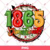 Freedom Day Juneteenth 1865 PNG, Juneteenth Dalmatian Dots PNG