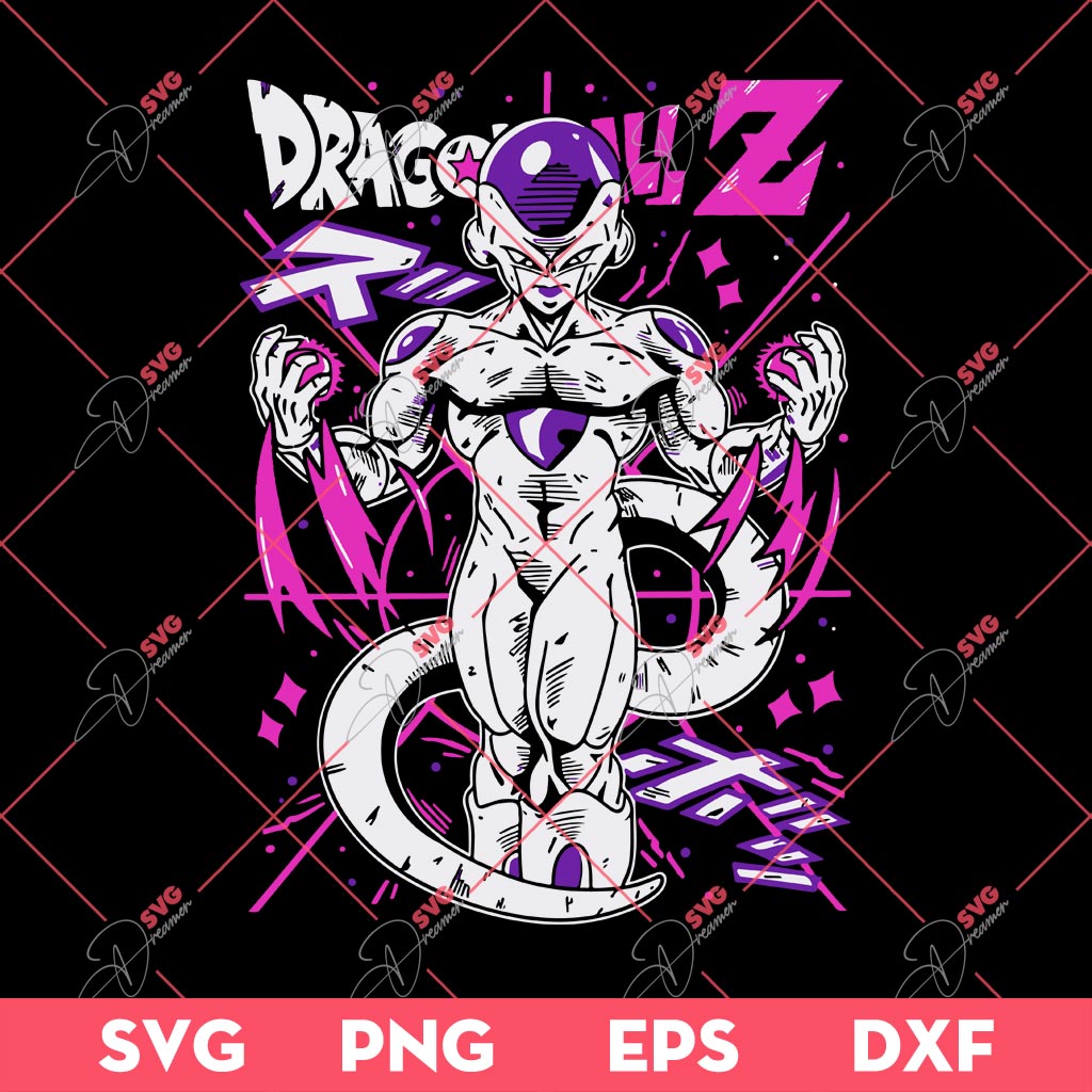 Frieza Freezer Dragon Ball Z SVG PNG, Dragon Ball SVG PNG EPS DXF, Manga Anime SVG