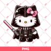 Hello Kitty Star Wars PNG, Kitty Darth Vader PNG