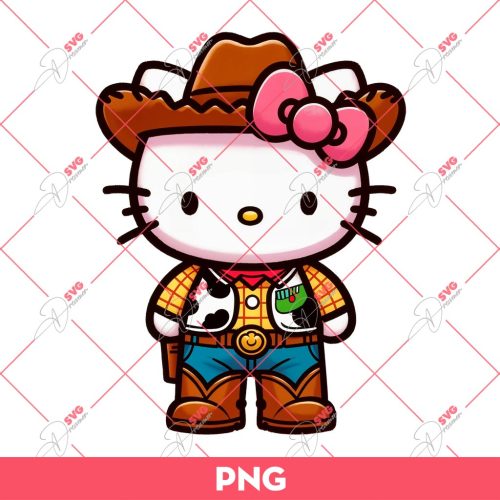 Hello Kitty Woody PNG, Kitty Toy Story PNG