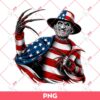 Horror Freddy Krueger America Flag PNG, Independence Day PNG, 04th Of July PNG