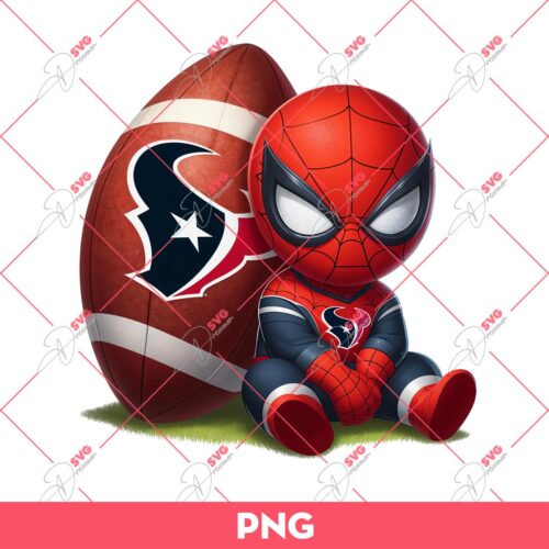 Houston Texans Spiderman PNG, Spiderman Football Texans NFL PNG