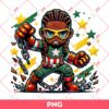 Juneteenth Captain America PNG, Superhero Juneteenth Breaking Every Chain PNG, Black History PNG