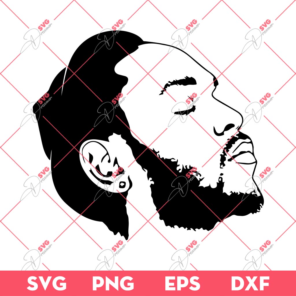 Kendrick Lamar SVG, Kendrick Lamar Rapper SVG PNG EPS DXF