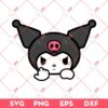 Kuromi SVG PNG, Kuromi Middle Finger SVG PNG