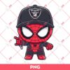 LV Raiders Spiderman PNG, Superhero Football Las Vegas Raiders PNG