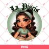 La Piscis Chicana Girl PNG, Cute Latina Girl PNG, Zodiac Signs Girl PNG
