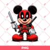 Mickey Deadpool PNG, Deadpool Mickey Mouse PNG