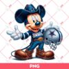 Mickey Mouse Dallas Cowboys PNG, Disney Mickey NFL Football PNG