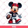 Mickey Mouse Houston Texans PNG, Mickey Mouse NFL Football PNG