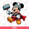 Mickey Thor PNG, Disney Mickey Mouse Superhero PNG, Thor Mickey PNG