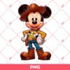 Mickey Woody PNG, Mickey Mouse Toy Story PNG