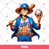 Monkey D Luffy Fan Los Angeles Dodgers PNG, One Piece LA Dodgers PNG