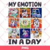 Muffin My Emotion In A Day PNG, Bluey PNG, Muffin PNG