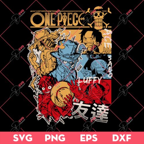 One Piece SVG PNG EPS DXF, Manga Anime SVG