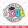 Peace Out Kindergarten SVG PNG, School Out For Summer SVG PNG