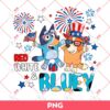 Red White And Bluey PNG, Bluey Independence Day PNG, Bluey 04th Of July PNG