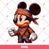 Retro Chicano Mickey Mouse PNG, Latino Mickey Mouse PNG