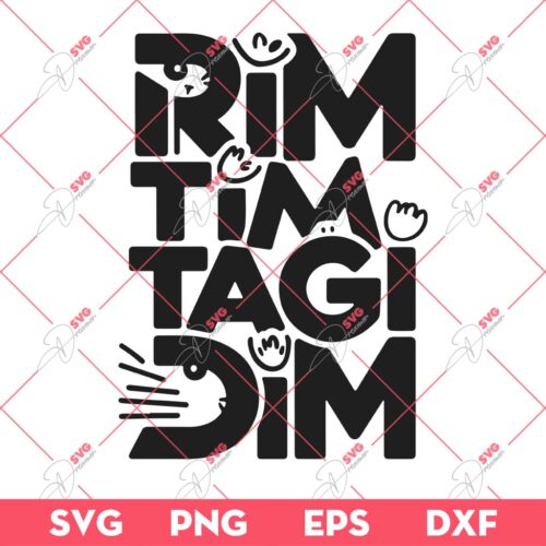 Rim Tim Tagi Dim SVG, Baby Lasagna SVG, Meow Cat Please Meow Back SVG
