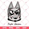 Muffin Taylor Fortnight TTPD SVG PNG, Bluey Muffin Taylor Fortnight SVG PNG